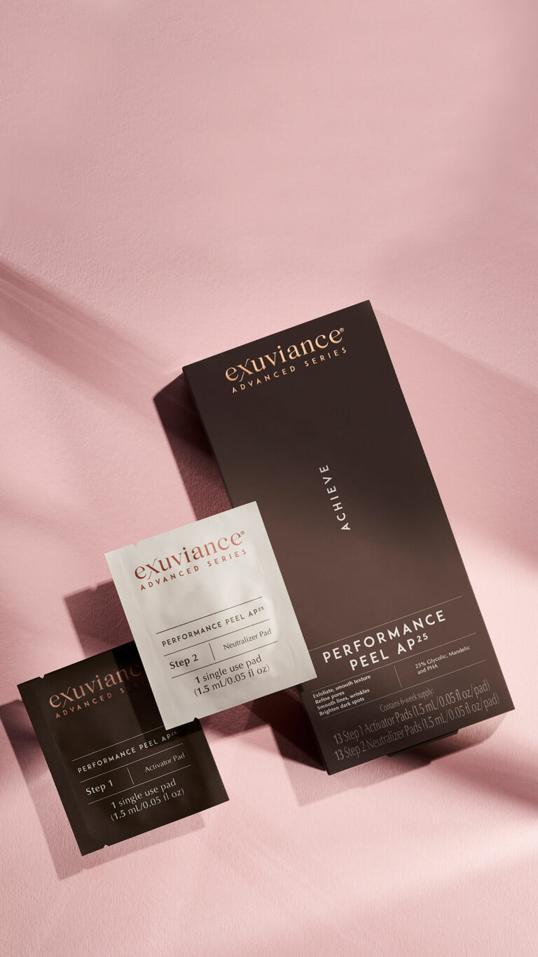 Kuva sosiaaliseen mediaan Exuviance Performance Peel AP25 story