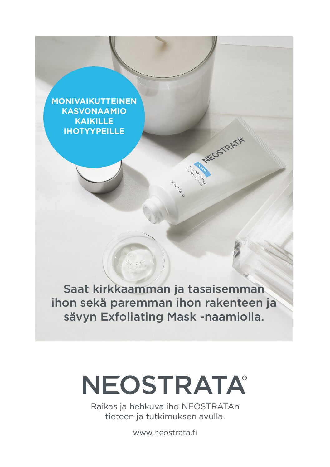 A4-kokoiset mainokset NEOSTRATA Exfoliating Mask