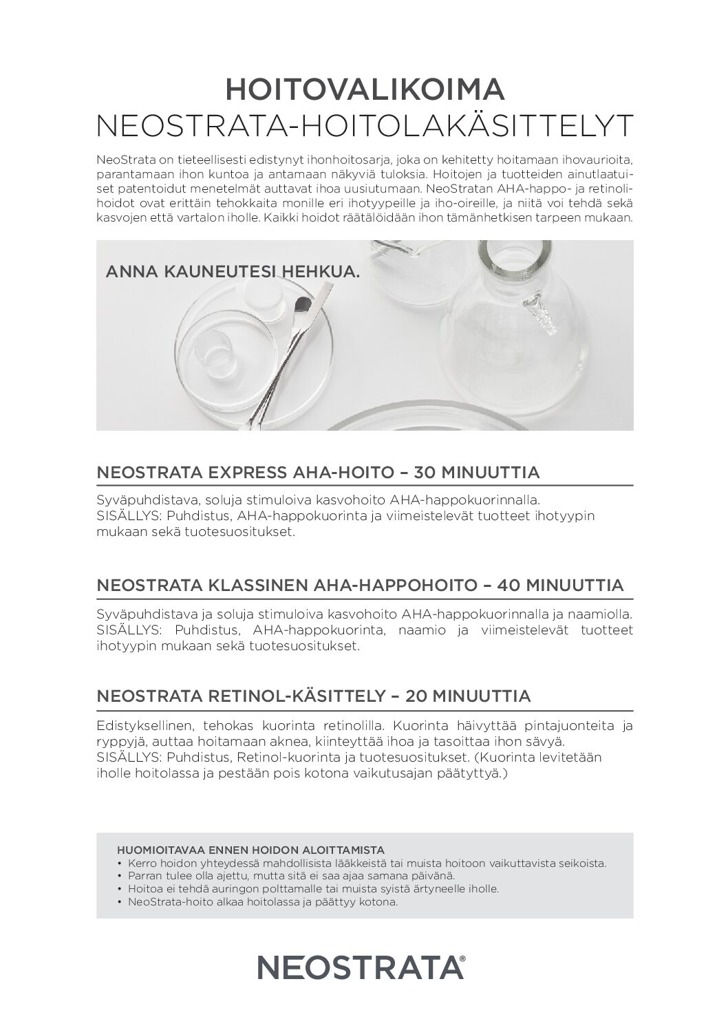 Hoitovalikoima NEOSTRATA