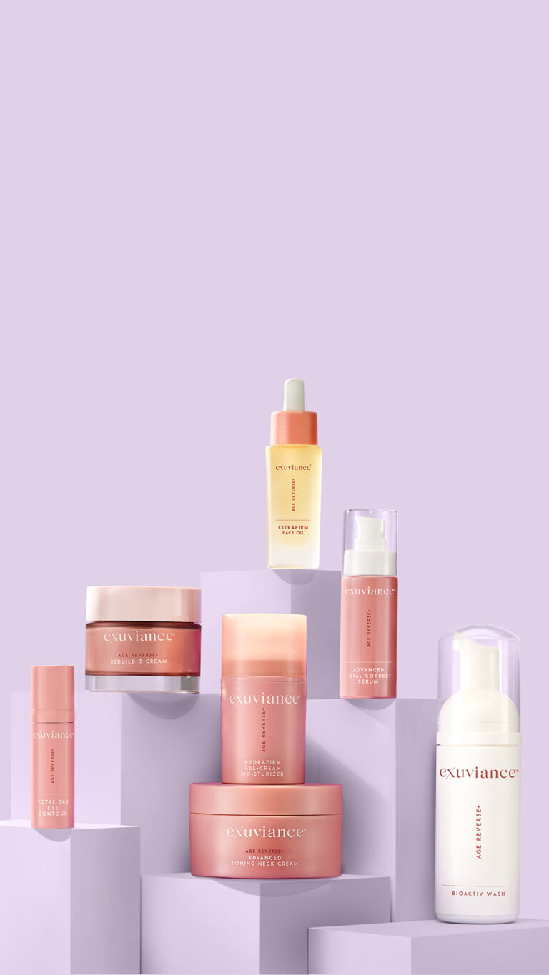 Kuva sosiaaliseen mediaan Exuviance Age Reverse Ryhmäkuva story