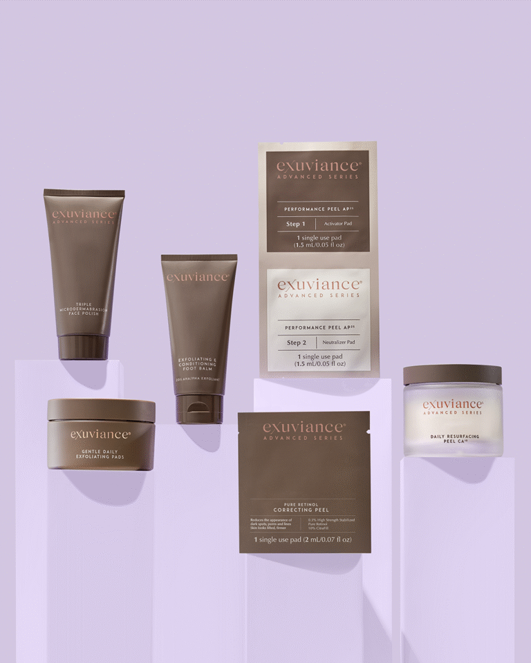 Kuva sosiaaliseen mediaan Exuviance Peelingar Ryhmäkuva