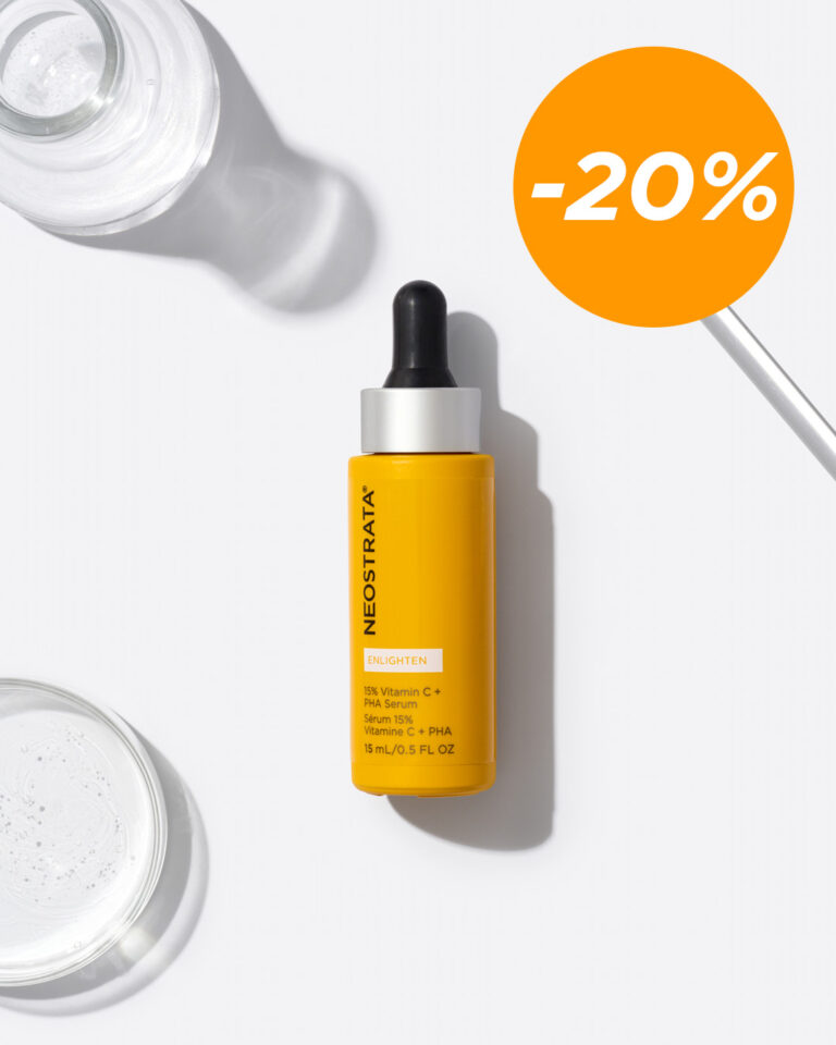 Kuva sosiaaliselle medialle NEOSTRATA Vitamin C + PHA kampanja