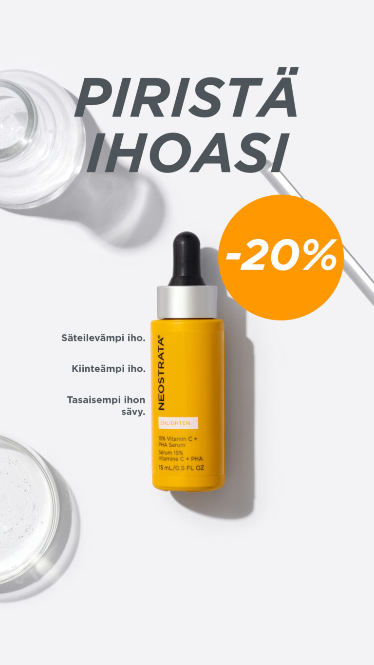 Kuva sosiaaliselle medialle NEOSTRATA Vitamin C + PHA kampanja story