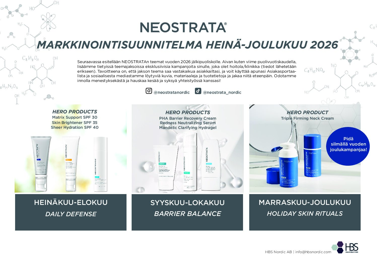 NEOSTRATA markkinointisuunnitelma syksy 2026
